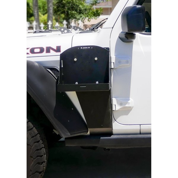 JERRY CAN SIDE MOUNT - PASSENGER'S SIDE WITH UNIVERSAL TRAY (18-CURREN, Morryde, Mfr#: JP54-063